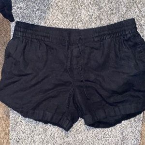 Old navy black linen shorts